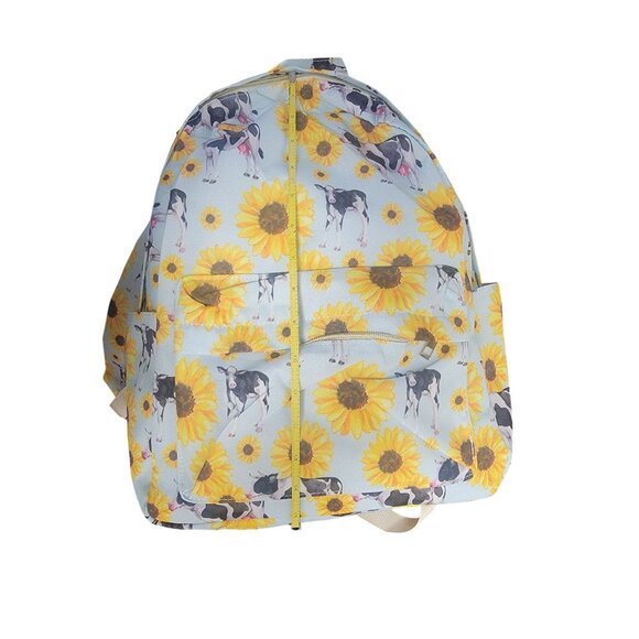 Cows and Sunflowers Yellow‎ Flower Girls Backpack - Picture 15 of 15